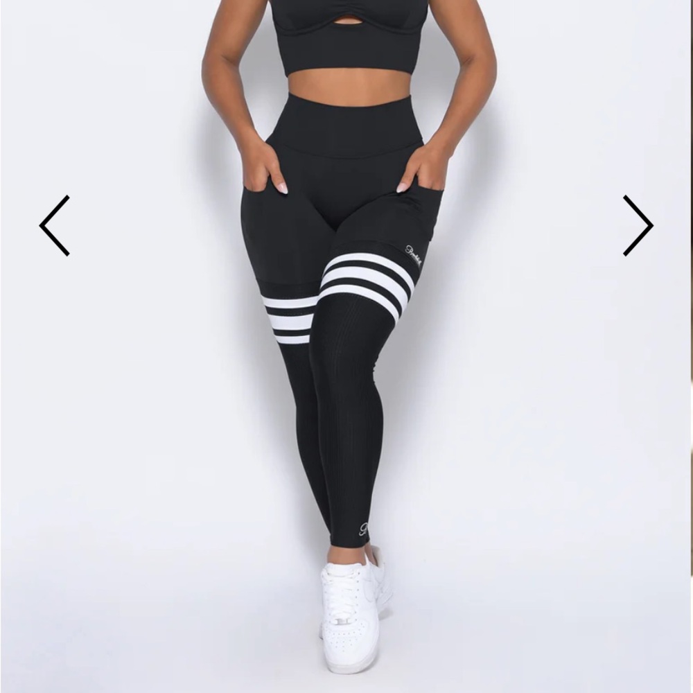 Bombshell Perform Thigh High Leggings with pockets